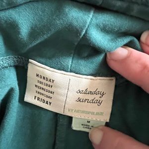Anthropologie Saturday Sunday leggings in teal